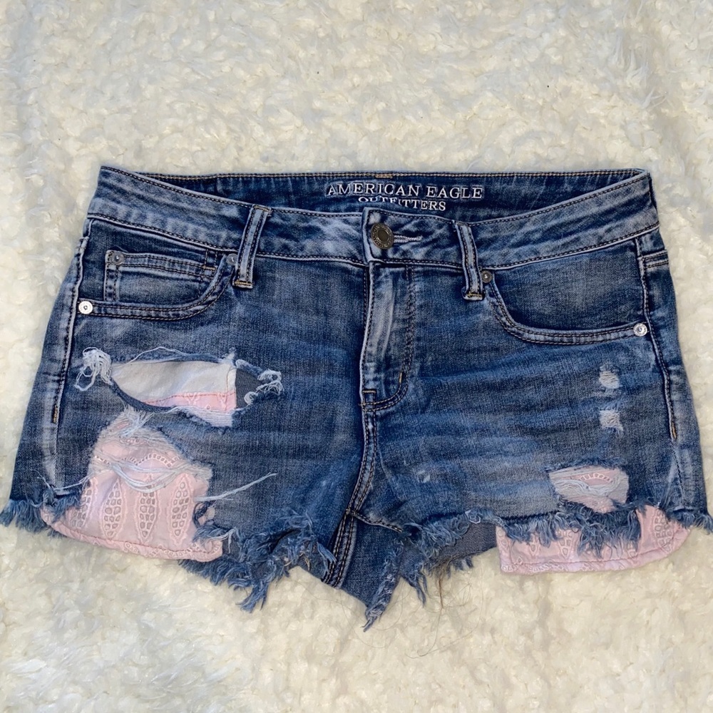 AE jean shorts